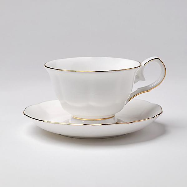  고원 잉글랜드 골드림 커피잔 세트 2인 도자기 찻잔세트