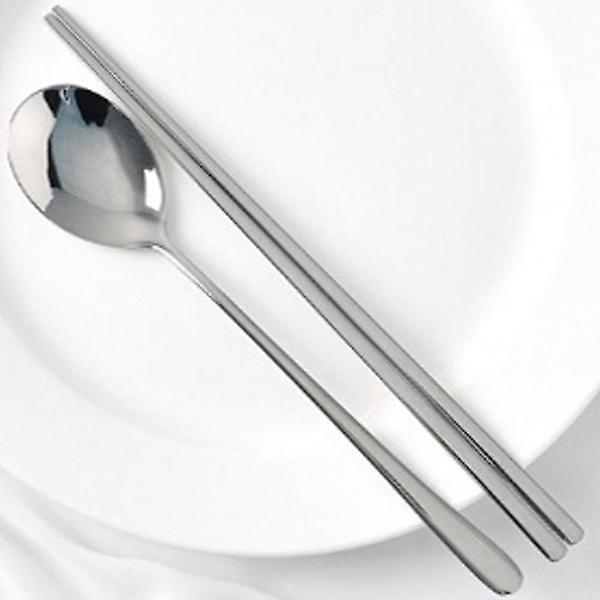  홈아트 스텐 수저세트 2인 숟가락 젓가락 선물용