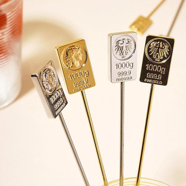  보겐 사각 실버 바 머들러 카페 음료 커피 롱스틱