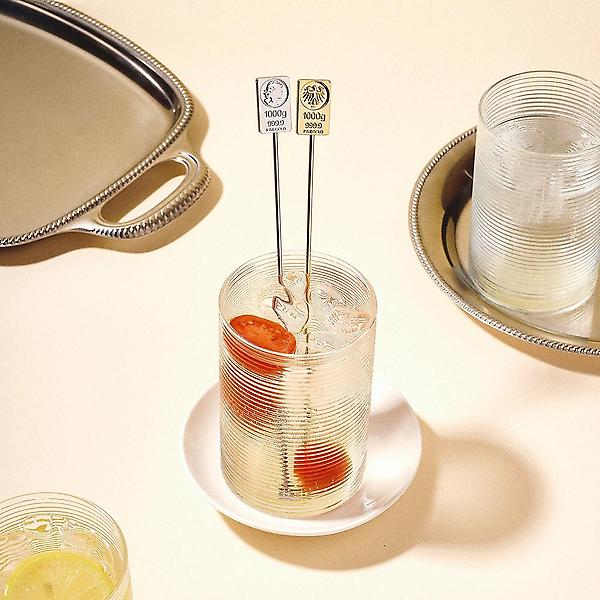  보겐 사각 골드 바 머들러 카페 음료 커피 롱스틱