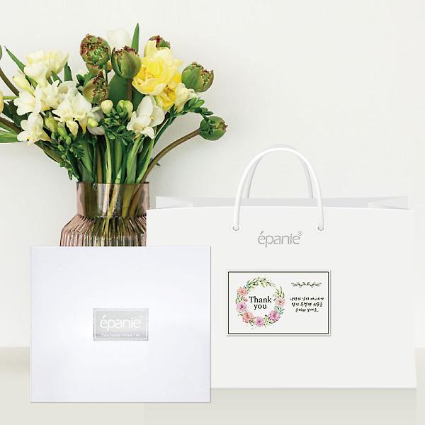  (답례품스티커제작)에빠니 유기농 허브차 힐링 선물세트(그린)