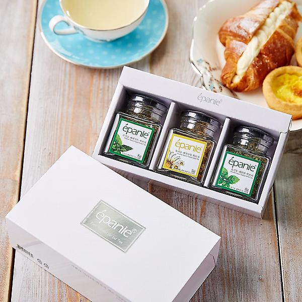  (답례품스티커제작)에빠니 유기농 허브차 미니 3종 고급 티 선물세트