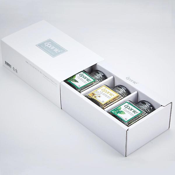  (답례품스티커제작)에빠니 유기농 허브차 미니 3종 고급 티 선물세트