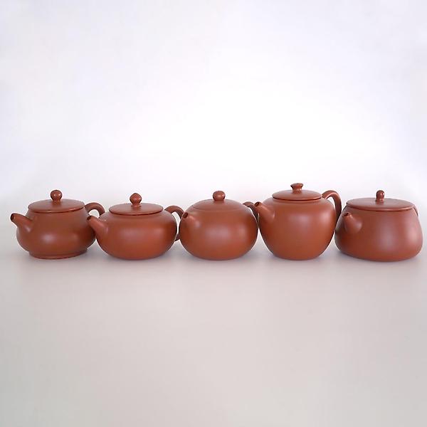  고원 자사호 5종 미니 보이차 주전자 중국 전통 다관