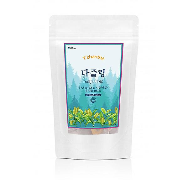  티샹떼 홍차 얼그레이티 블루 25티백 1.5g 블랙티 다즐링 블렌딩티