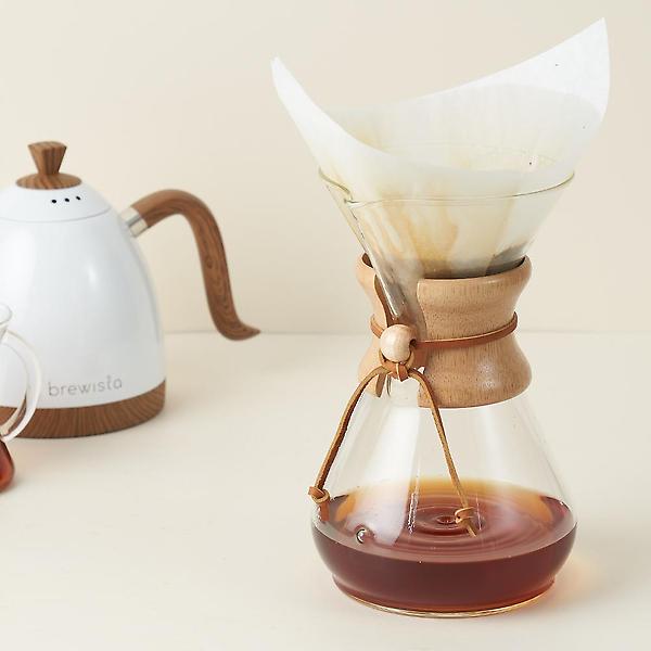  케멕스 사각 화이트 필터 FS-100 커피 여과지 100매