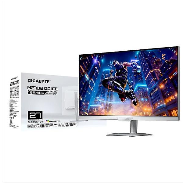  GIGABYTE M27Q2 QD 200Hz ICE HDR KVM 피벗 세로 퀀텀닷 슈퍼스피드 IPS 게이밍 화이트 68cm(27인치)