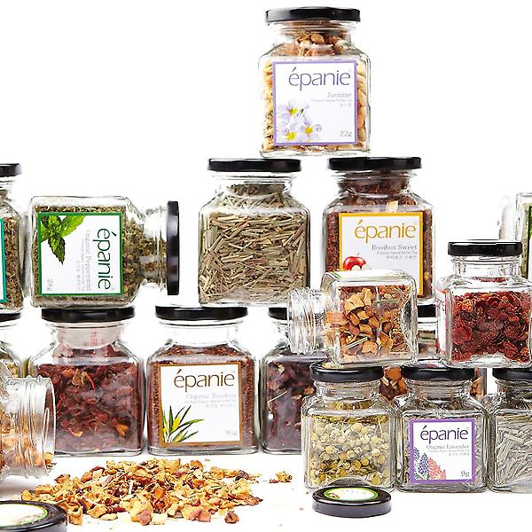  에빠니 유기농 허브티 마테차 유리병(대) 82g 잎차