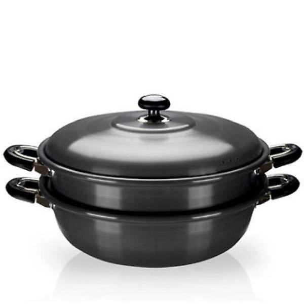  찜솥 2단 경질 냄비 찜냄비 찜통 찜기 떡시루 34cm