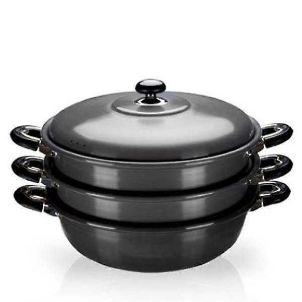  찜솥 3단 경질 냄비 찜냄비 찜통 찜기 떡시루 38cm