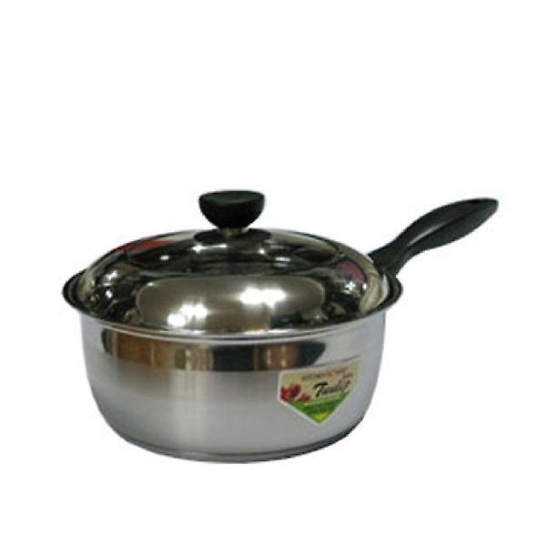  키친플라워 튤립 스텐 인덕션 편수냄비 18cm 국냄비