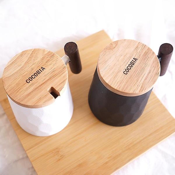  고원 계수나무 머그 500ml 우드 컵뚜껑 기본형 리드