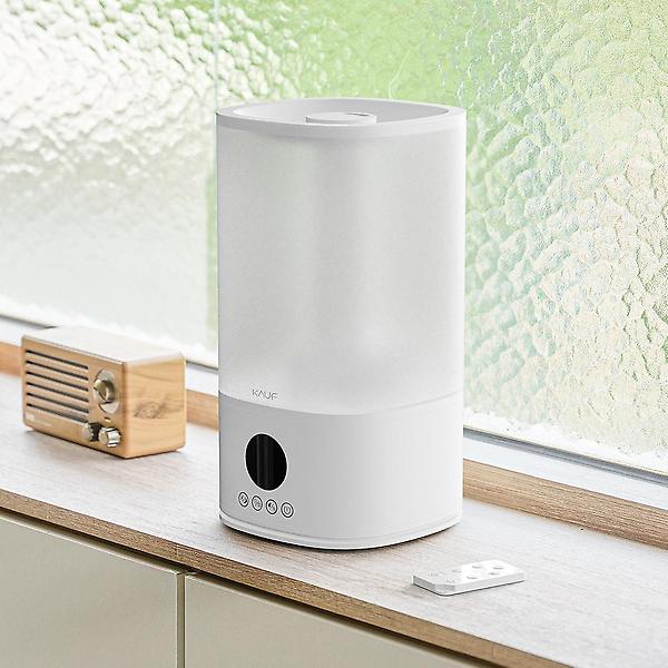  카프 LED 습도표시 분리형 통세척 4L 대용량 무드등 부분가열식 가습기 KF-HM120