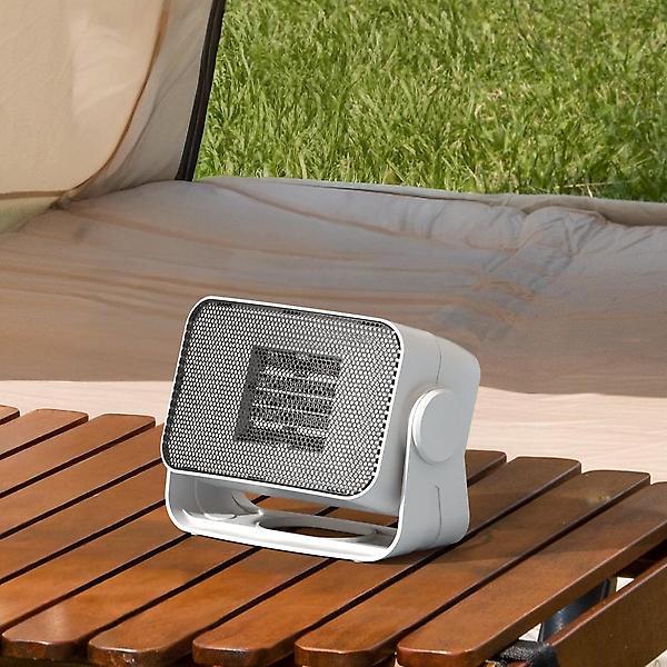  카프 상하 회전 각도 조절 팬히터 PTC 미니 원터치 온풍기 KF-FH06