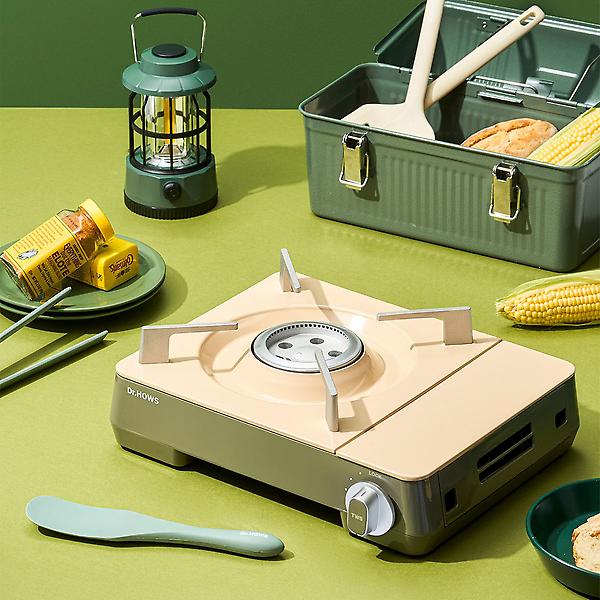  닥터하우스 고화력 트윙클 가스버너 스토브 우디브라운