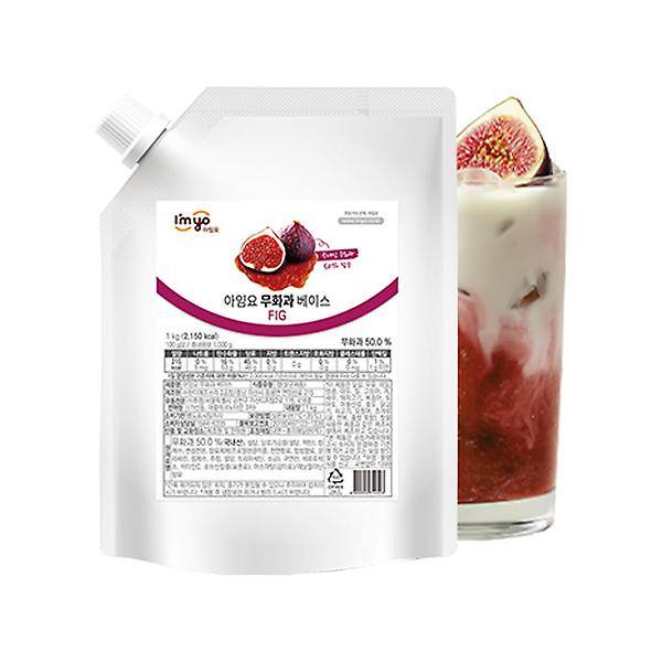  아임요 무화과 베이스 1kg 카페시럽 라떼 음료 재료