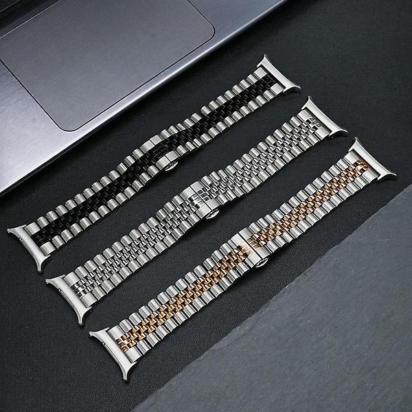  갤럭시 워치 울트라 2025 더블버튼 콤비 메탈 스트랩