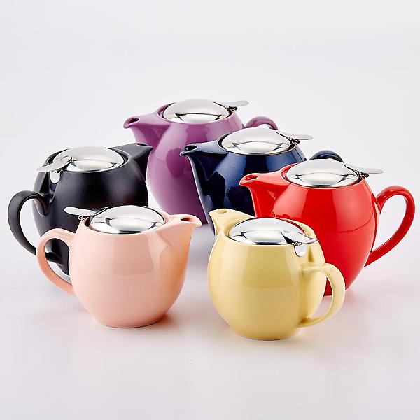  제로재팬 도자기 티포트 라운드 티팟세트 스텐 필터 차거름망 주전자