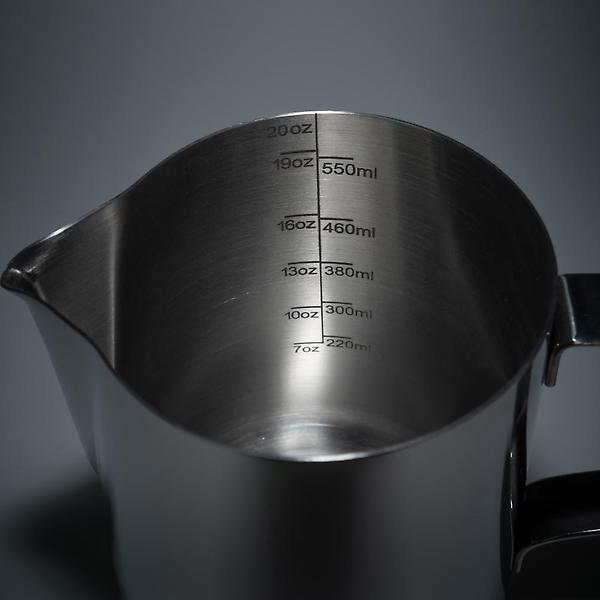  JNB 스테인레스 우유 스팀피쳐 눈금형 밀크저그 600ml