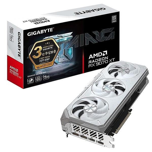  [GIGABYTE] 라데온 RX 9070 XT GAMING OC ICE D6 16GB 제이씨현