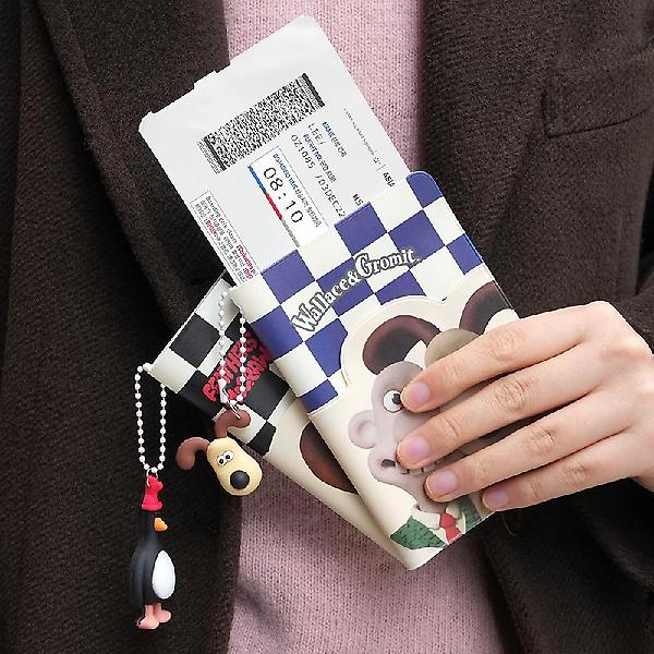  [공식정품]월레스와 그로밋 여권케이스