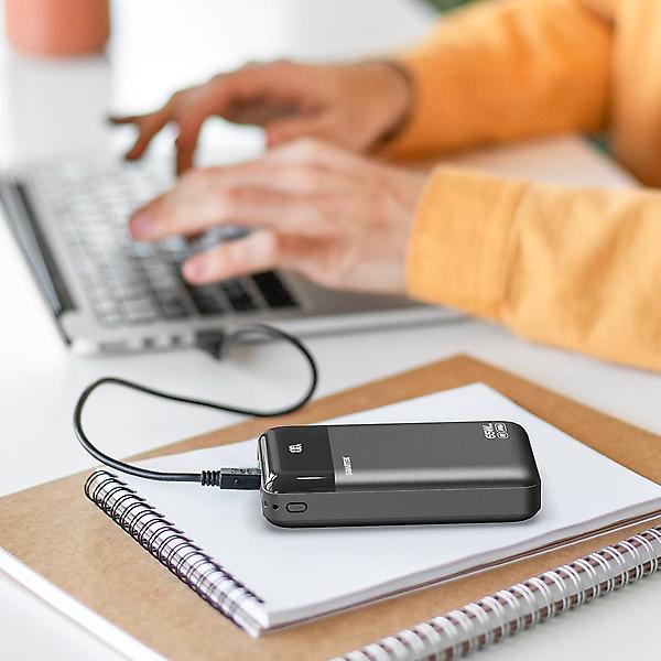  스마텍 65W 초고속 대용량 3포트 보조배터리 20,000 PD PPS 노트북 충전 STPB-Q65W20