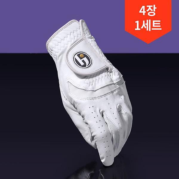  4장 1세트/HJ글러브 천연 양피 왼손 오른손 골프장갑
