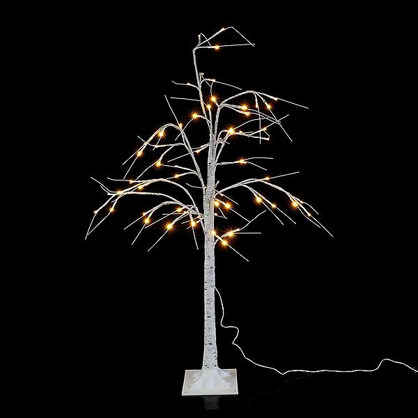  1.2M 자작나무 LED 무드등 / USB 스탠드 나무등