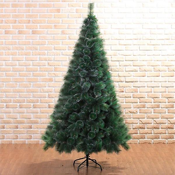  210cm 고급 눈꽃 솔잎 크리스마스 트리