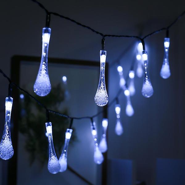  [도토로] 태양광 LED 30구 물방울 가랜드 전구(4m) 이벤트전구