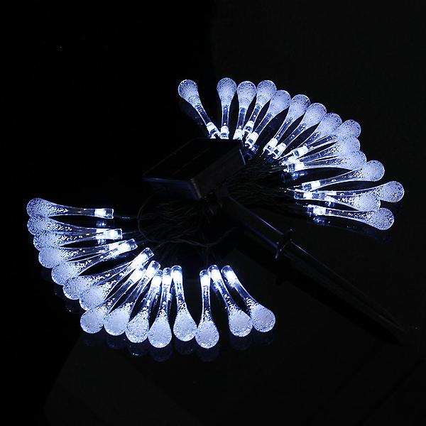  [도토로] 태양광 LED 30구 물방울 가랜드 전구(4m) 이벤트전구