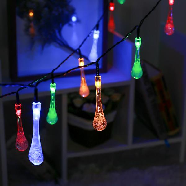  [도토로] 태양광 LED 100구 물방울 가랜드 전구(10m) 데코조명