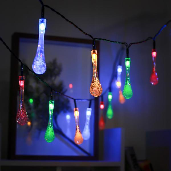  [도토로] 태양광 LED 100구 물방울 가랜드 전구(10m) 데코조명