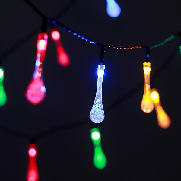  [도토로] 태양광 LED 100구 물방울 가랜드 전구(10m) 데코조명