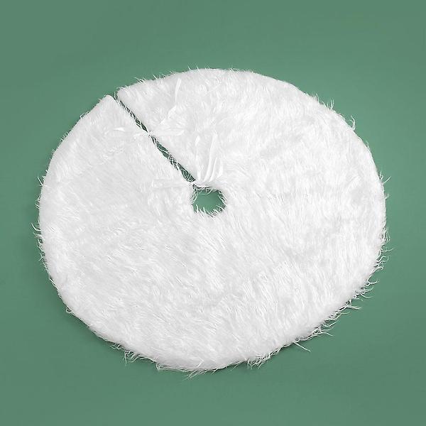  화이트 크리스마스 트리 스커트 장식 소품 트리커버