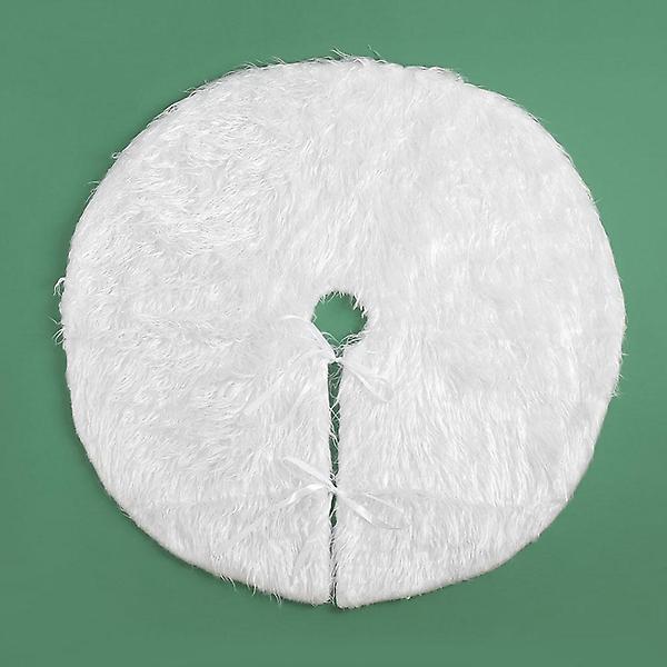  화이트 크리스마스 트리 스커트 장식 소품 트리커버