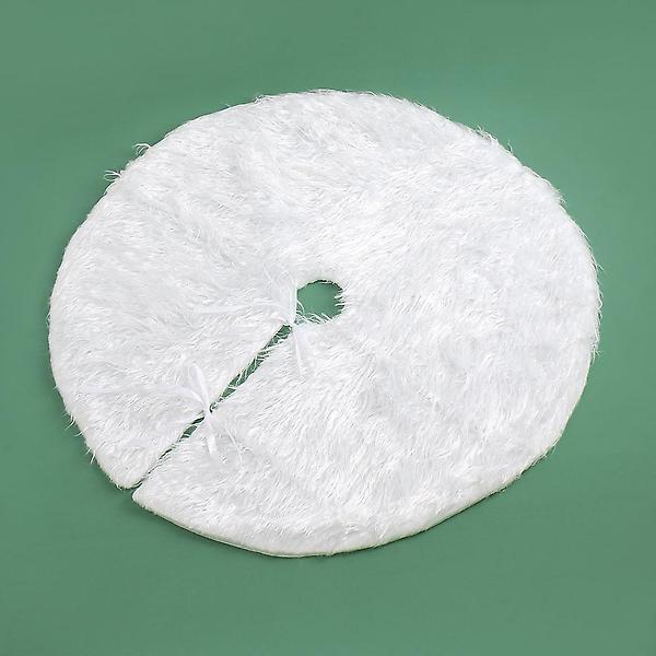  화이트 크리스마스 트리 스커트 장식 소품 트리커버