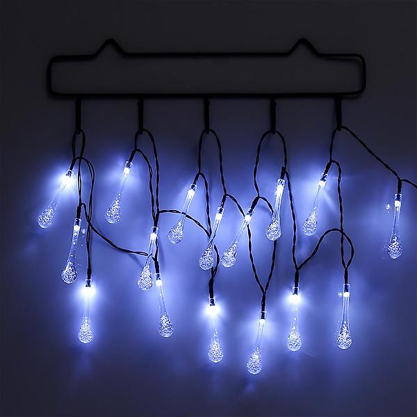  [도토로] 태양광 LED 20구 물방울 가랜드 전구 태양광충전 데코