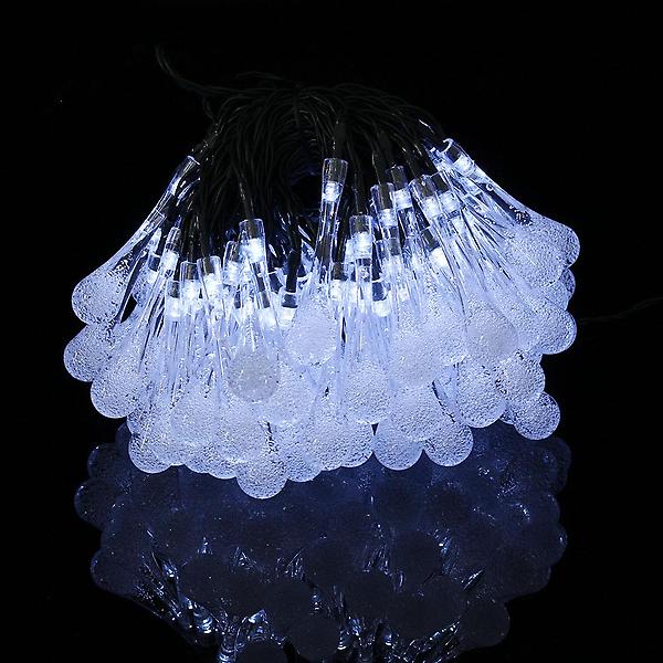  [도토로] 태양광 LED 100구 물방울 가랜드 전구(10m) 이벤트