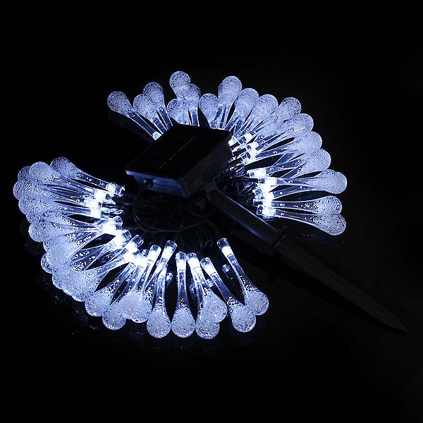  [도토로] 태양광 LED 50구 물방울 가랜드 전구(5m) 루프탑조명