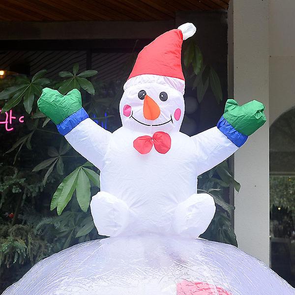  LED 에어벌룬 대형 스노우볼 산타 크리스마스 전시