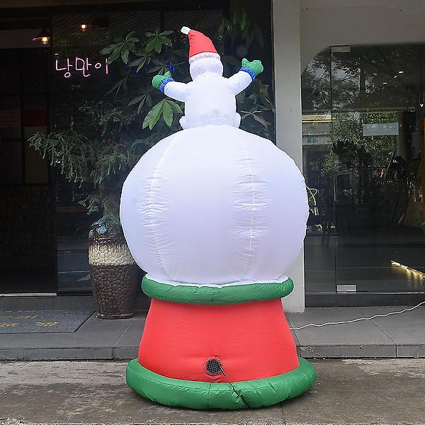  LED 에어벌룬 대형 스노우볼 산타 크리스마스 전시