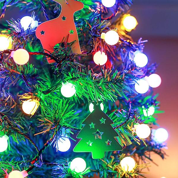  [은하수] 50구 녹색선 구슬 지니전구 칼라 5M 전원잭