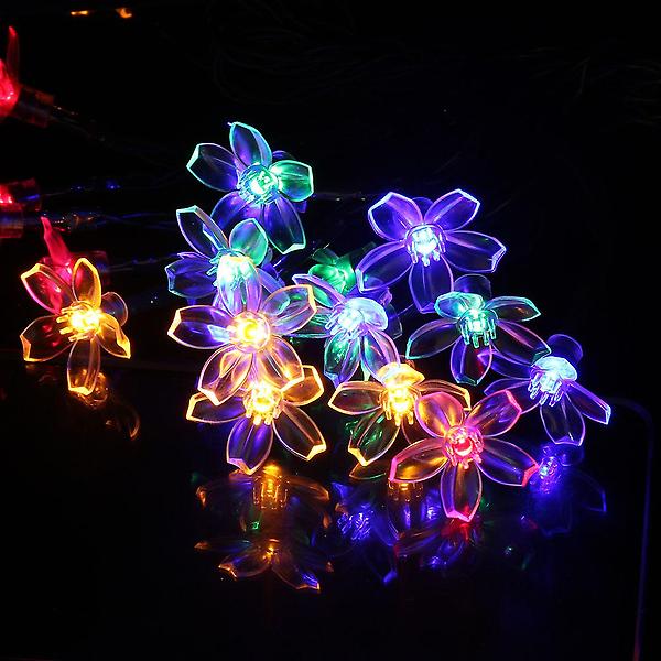  [도토로] 태양광 LED 20구 플라워 가랜드 전구 이벤트 무드조명