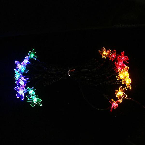  [도토로] 태양광 LED 20구 플라워 가랜드 전구 이벤트 무드조명