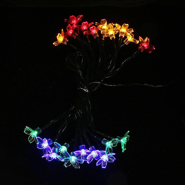  [도토로] 태양광 LED 20구 플라워 가랜드 전구 이벤트 무드조명
