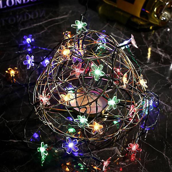  [도토로] 태양광 LED 30구 플라워 가랜드 전구 태양광충전