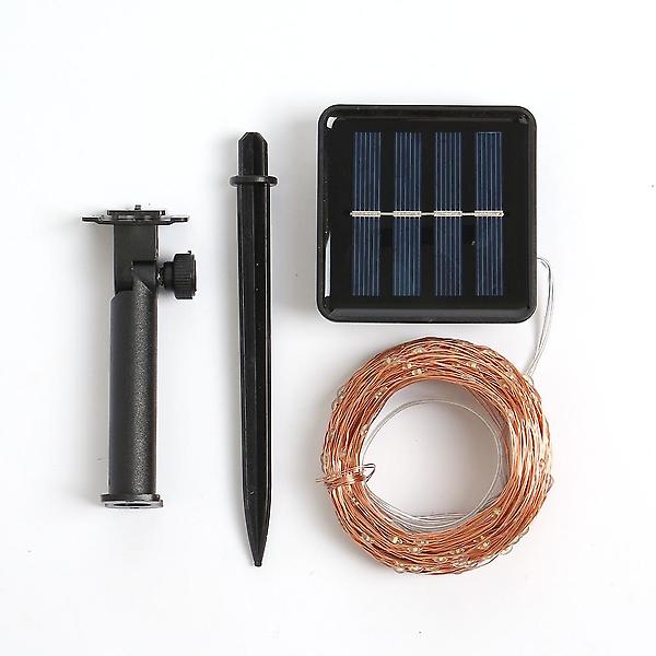  [도토로] 태양광 LED 100구 와이어 전구(10m) (백색)루프탑조명