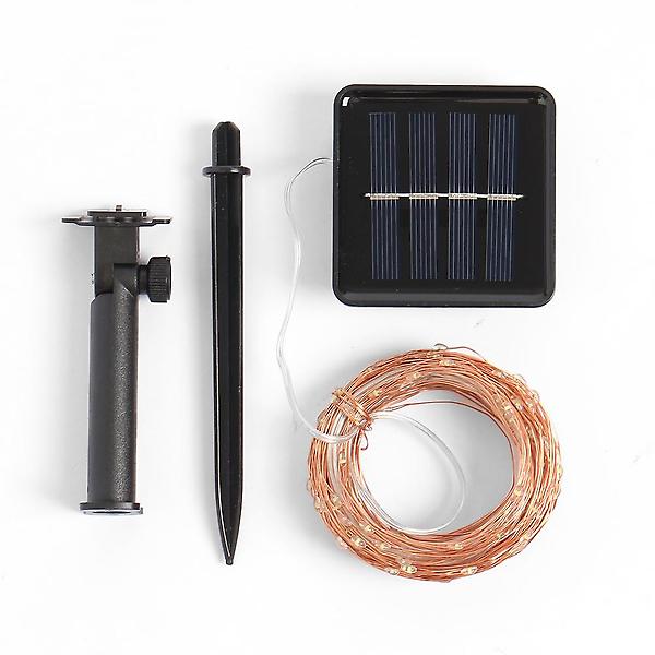  [도토로] 태양광 LED 200구 와이어 전구 20m 컬러믹스 조경등