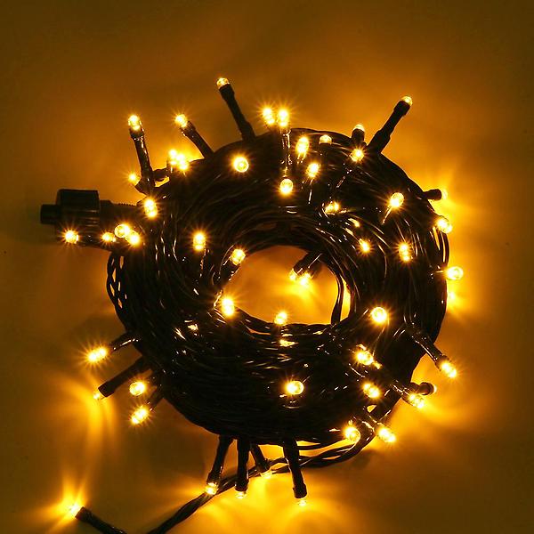  100구 녹색선 LED 전구/ 10M 웜색 연결형 트리전구